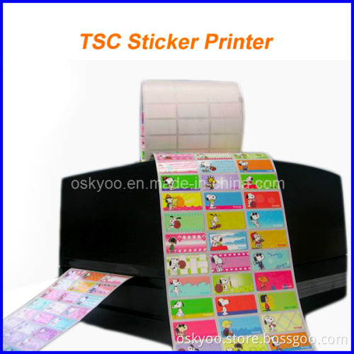 Tsc Printer for Name Sticker Iron on Label with Special Software